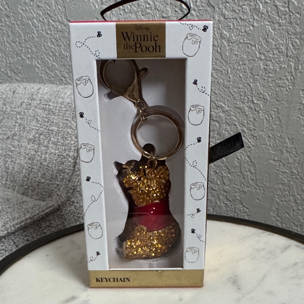 Winnie the Pooh Crystal Keychain